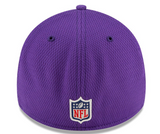 Men's Minnesota Vikings New Era Purple/Black 2021 NFL Sideline Road 39THIRTY Flex Hat - Pro Jersey Sports
