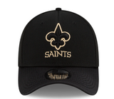 Men's New Orleans Saints New Era Black 2021 NFL Sideline Road 39THIRTY Flex Hat - Pro Jersey Sports