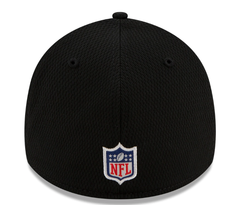 Men's New Orleans Saints New Era Black 2021 NFL Sideline Road 39THIRTY Flex Hat - Pro Jersey Sports