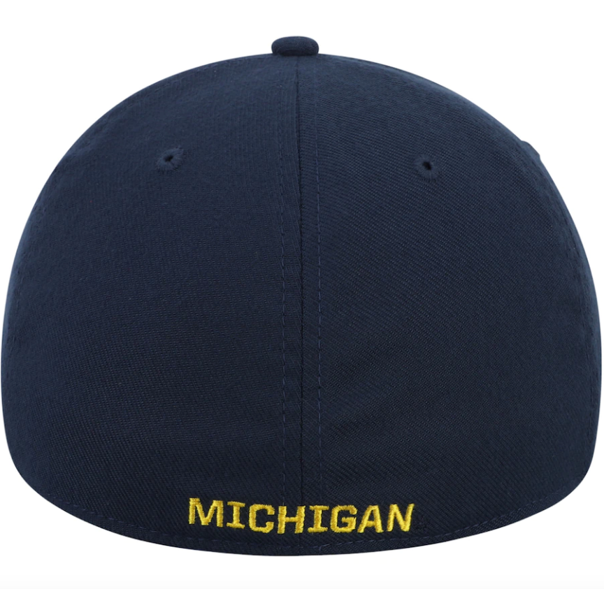 Michigan Wolverines Nike NCAA Navy Vintage Logo Classic 99 Swoosh Flex Cap