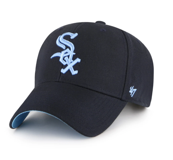 Chicago White Sox MLB '47 Brand 2005 World Series Navy And Baby Blue Sure Shot MVP Adjustable Hat