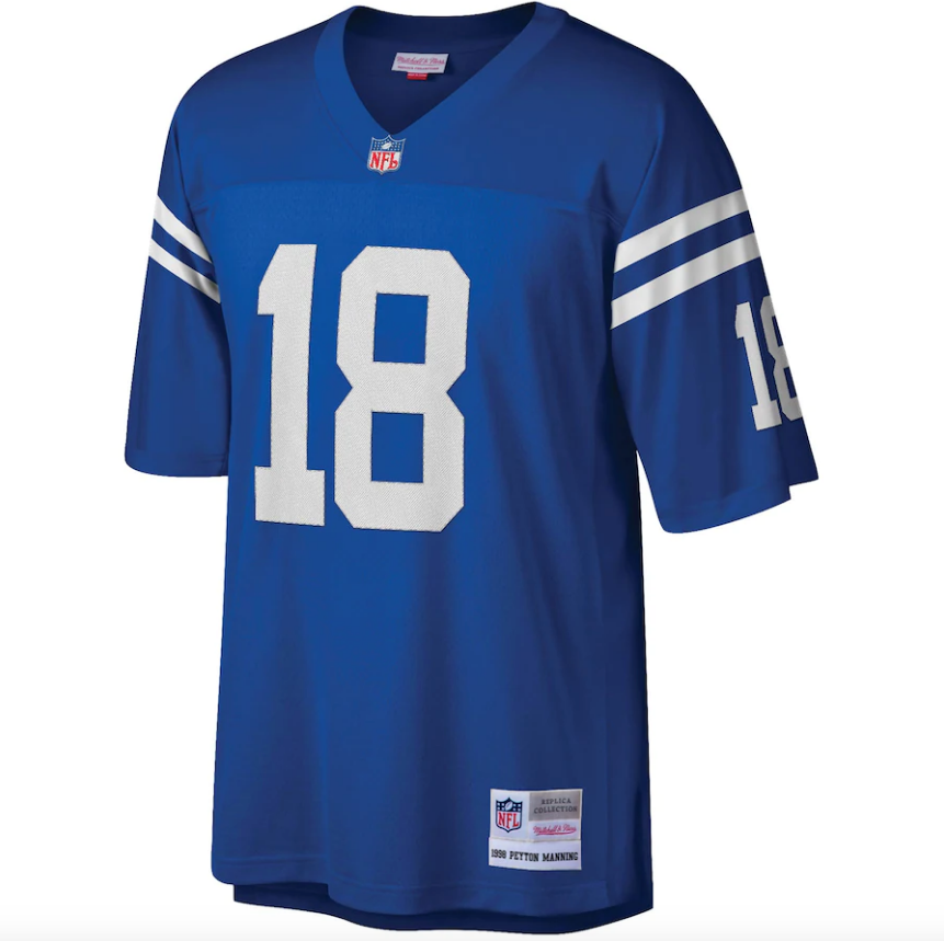 Peyton Manning Indianapolis Colts Mitchell & Ness Legacy Replica Jersey - Royal