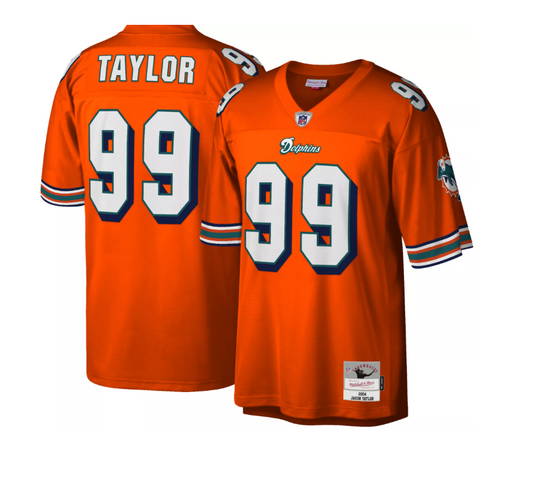 Jason Taylor Miami Dolphins Mitchell & Ness Legacy Replica Alternate Jersey - Orange