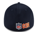 Men's Chicago Bears New Era Navy 2021 NFL Sideline Home C 39THIRTY Flex Hat - Pro Jersey Sports