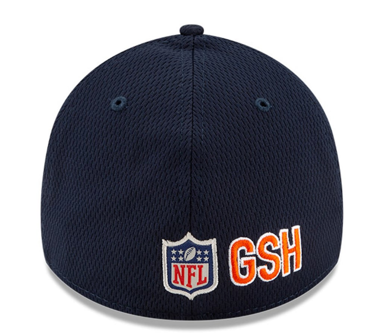 Men's Chicago Bears New Era Navy/Black 2021 NFL Sideline Road 39THIRTY Flex Hat - Pro Jersey Sports