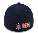 Men's Chicago Bears New Era Navy/Black 2021 NFL Sideline Road 39THIRTY Flex Hat - Pro Jersey Sports