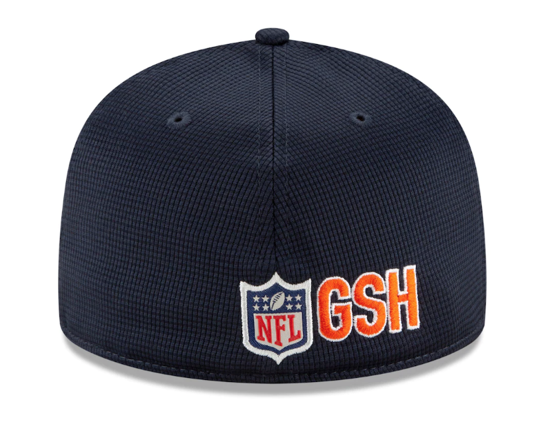 Men's Chicago Bears New Era Navy 2021 NFL Sideline Home B 59FIFTY Fitted Hat