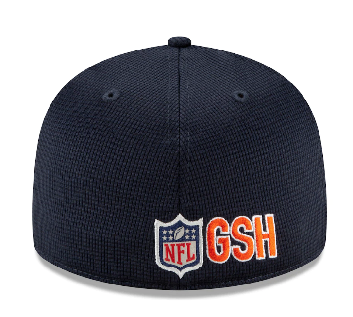Men's Chicago Bears New Era Navy/Black 2021 NFL Sideline Road 59FIFTY Fitted Hat - Pro Jersey Sports