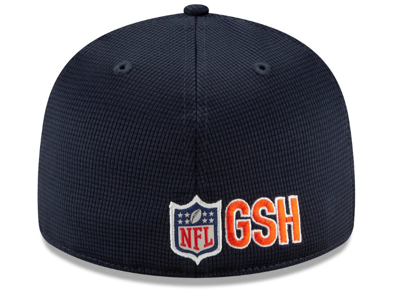 Men's Chicago Bears New Era Navy/Black 2021 NFL Sideline Road 59FIFTY Fitted Hat - Pro Jersey Sports