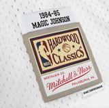 Men's Magic Johnson Los Angeles Lakers Mitchell & Ness 1984-85 Hardwood Classics Reload 2.0 Swingman Jersey - White - Pro Jersey Sports