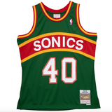 Men's Seattle SuperSonics Shawn Kemp Mitchell & Ness Green 1994-95 Hardwood Classics Reload 2.0 Swingman Jersey - Pro Jersey Sports