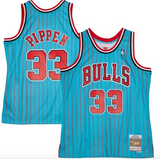 Men's Mitchell & Ness Scottie Pippen Blue Chicago Bulls 1995-96 Hardwood Classics Reload 2.0 Swingman Jersey - Pro Jersey Sports