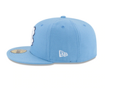 Mens North Carolina Tar Heels New Era Carolina Blue Basic 59FIFTY Fitted Hat - Pro Jersey Sports
