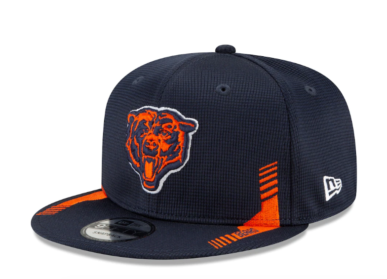 Men's Chicago Bears New Era Navy 2021 NFL Sideline Home Historic Logo 9FIFTY Snapback Adjustable Hat