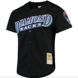 Men’s Arizona Diamondbacks Randy Johnson Mitchell & Ness Black Cooperstown Collection Batting Practice Jersey - Pro Jersey Sports