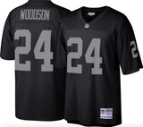 Men's Oakland Raiders Charles Woodson Mitchell & Ness Black 1998 Home Legacy Jersey - Pro Jersey Sports
