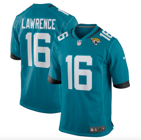 Men's Nike Trevor Lawrence Teal Jacksonville Jaguars Game Jersey - Pro Jersey Sports