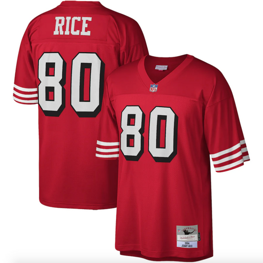 Jerry Rice San Francisco 49ers Mitchell & Ness 1994 Legacy Replica Jersey - Scarlet