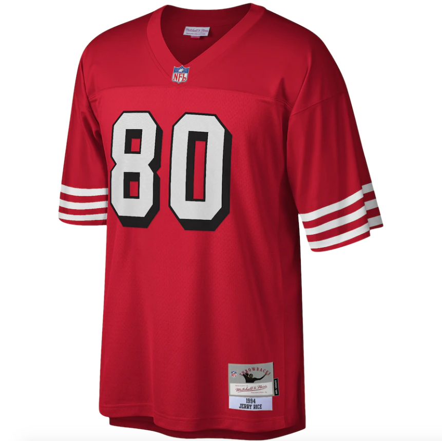 Jerry Rice San Francisco 49ers Mitchell & Ness 1994 Legacy Replica Jersey - Scarlet