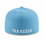 Mens North Carolina Tar Heels New Era Carolina Blue Basic 59FIFTY Fitted Hat - Pro Jersey Sports