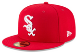 Men's Chicago White Sox New Era MLB Basic Scarlet 59FIFTY Fitted Hat - Pro Jersey Sports