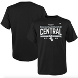 Youth Chicago White Sox Black 2021 AL Central Division Champions Locker Room T-Shirt - Pro Jersey Sports
