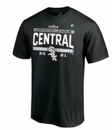 Men's Chicago White Sox Fanatics Branded Black 2021 AL Central Division Champions Locker Room T-Shirt - Pro Jersey Sports