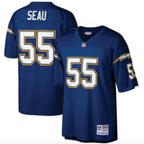Junior Seau San Diego Chargers Mitchell & Ness Retired Player Legacy Replica Jersey - Navy - Pro Jersey Sports
