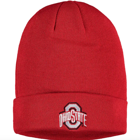 Men's Nike Scarlet Ohio State Buckeyes Core Cuffed Knit Hat