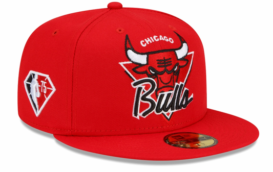 Men's Chicago Bulls NBA 2021 Tip Off New Era Red 59FIFTY Fitted Hat - Pro Jersey Sports