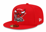 Men's Chicago Bulls NBA 2021 Tip Off New Era Red 59FIFTY Fitted Hat - Pro Jersey Sports