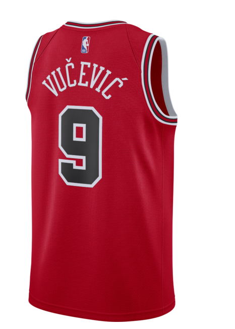 Youth Chicago Bulls Nikola Vucevic Red Nike Swingman Icon Jersey