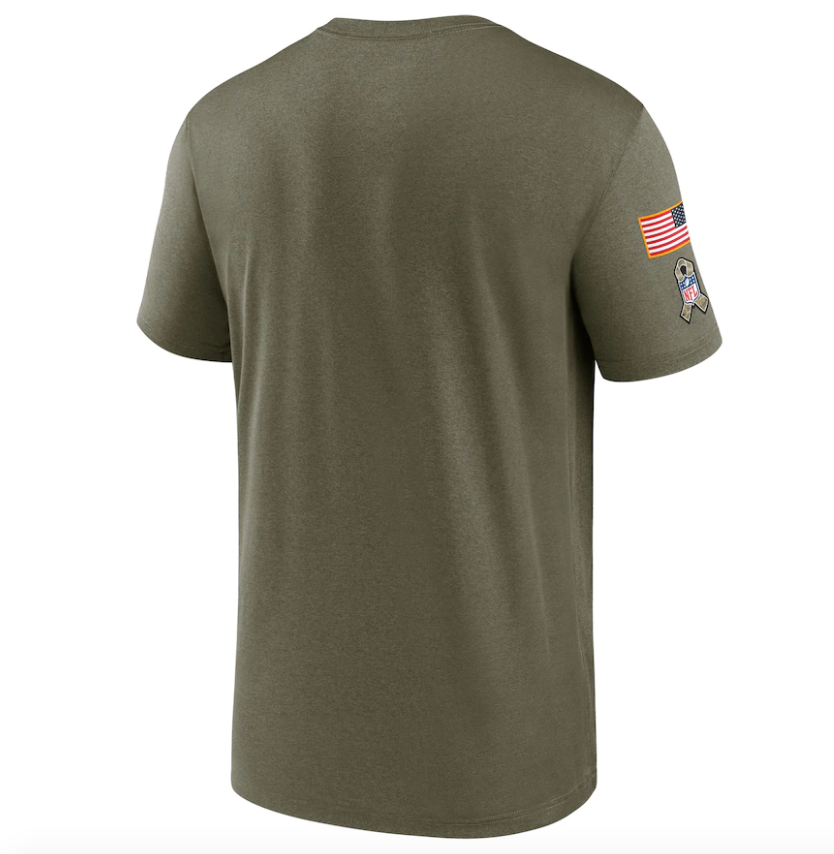 Men's Kansas City Chiefs Nike Olive 2021 Salute To Service Legend Performance T-Shirt - Pro Jersey Sports