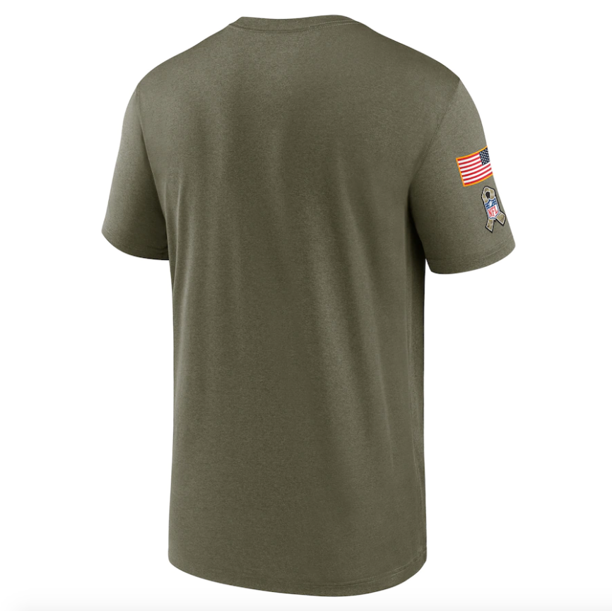 Men's Cleveland Browns Nike Olive 2021 Salute To Service Legend Performance T-Shirt - Pro Jersey Sports