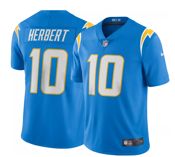 Men's Los Angeles Chargers Justin Herbert Nike Blue Alternate Vapor Limited Jersey - Pro Jersey Sports
