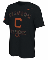 Clemson Tigers Veterans Day Nike Sideline Black T-Shirt - Pro Jersey Sports