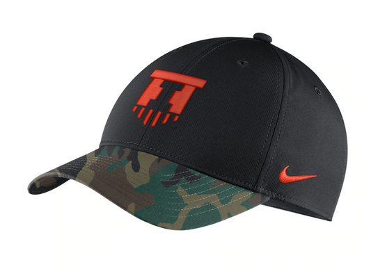 Illinois Fighting Illini Nike Legacy 91 2021 Veterans Camo Adjustable Hat