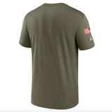 Men's Tampa Bay Buccaneers Nike Olive 2021 Salute To Service Legend Performance T-Shirt - Pro Jersey Sports