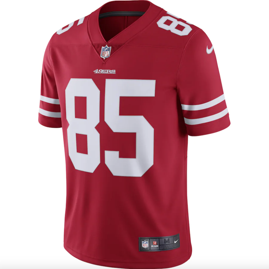 Men's San Francisco 49ers George Kittle Scarlet Vapor Limited Jersey - Pro Jersey Sports