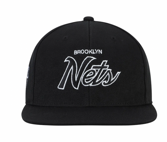 Men's Brooklyn Nets Black NBA Sports Specialty Snapback Adjustable Hat
