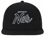 Men's Brooklyn Nets Black NBA Sports Specialty Snapback Adjustable Hat - Pro Jersey Sports