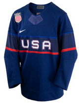 Youth USA Hockey Nike Olympic Navy Replica Jersey - Pro Jersey Sports