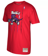 Men's Toronto Raptors Tracy McGrady Mitchell & Ness Red Reload Name & Number T-Shirt - Pro Jersey Sports