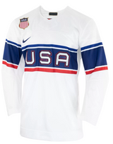 Mens USA Hockey 2022 Nike Olympic Home White Replica Jersey - Pro Jersey Sports