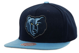 Men's Memphis Grizzlies Mitchell & Ness Core Basic Adjustable Snapback Hat - Pro Jersey Sports