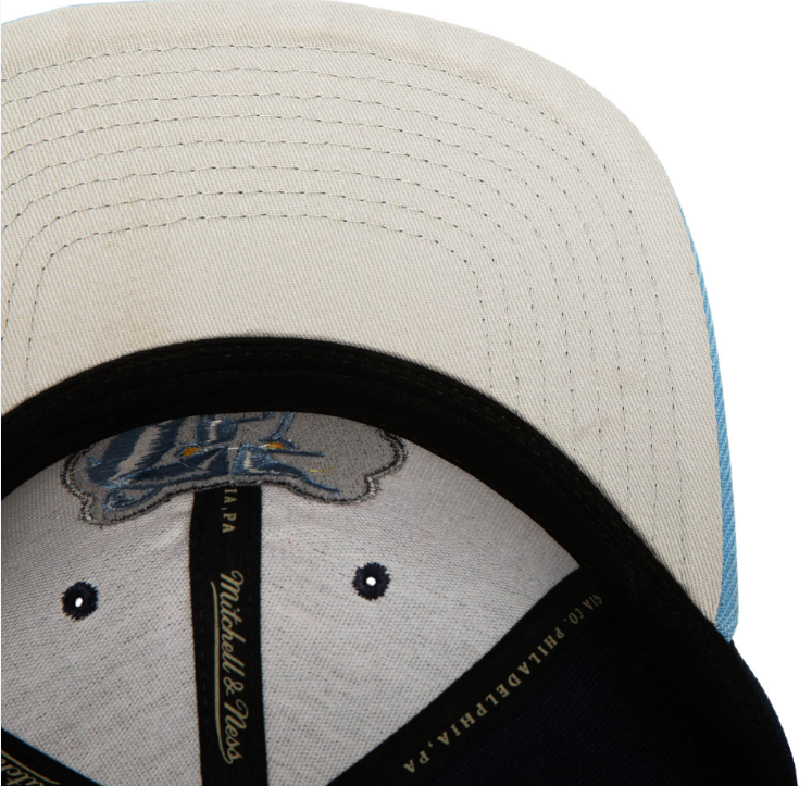 Men's Memphis Grizzlies Mitchell & Ness Core Basic Adjustable Snapback Hat