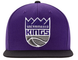 Men's Mitchell & Ness Purple/Black Sacramento Kings Two-Tone Wool Snapback Hat - Pro Jersey Sports