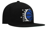 Men's Mitchell & Ness Orlando Magic Basic Core Black Snapback Adjustable Hat - Pro Jersey Sports