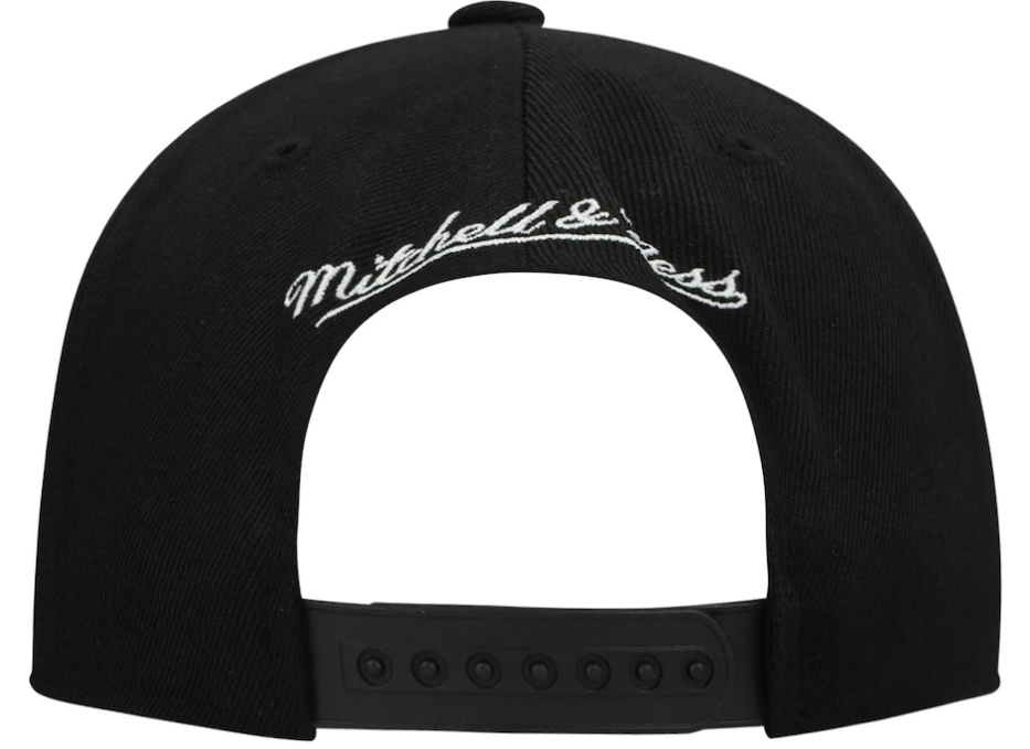 Men's Mitchell & Ness Orlando Magic Basic Core Black Snapback Adjustable Hat