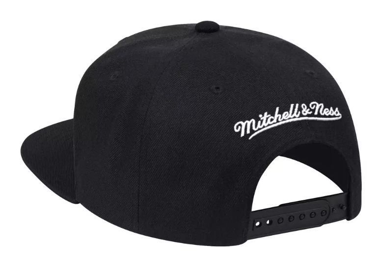 Men's Brooklyn Nets Mitchell & Ness Core Basic Snapback Hat - Black/Grey